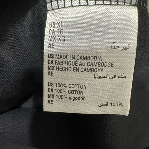 Karen Scott, black 100% cotton, short sleeve blouse.  A515 - Picture 5 of 5